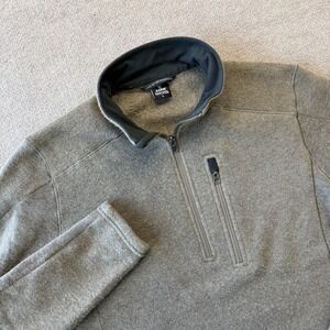 Kuhl Pullover Mens Large Interceptr Fleece Lined 1/4 Zip Hiking Outdoor Jacket